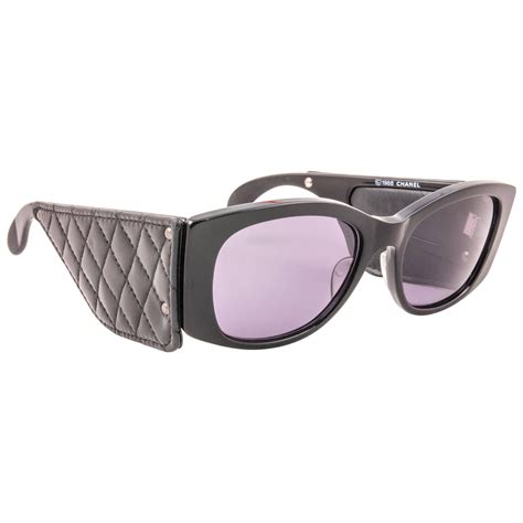 chanel vintage sunglasses rimless|chanel sunglasses quilted sides.